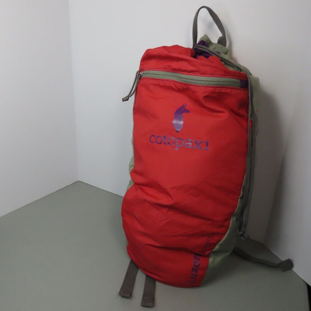 Cotopaxi Luzon 18L Daypack Backpack Red Gray Purple Hiking Travel Bag